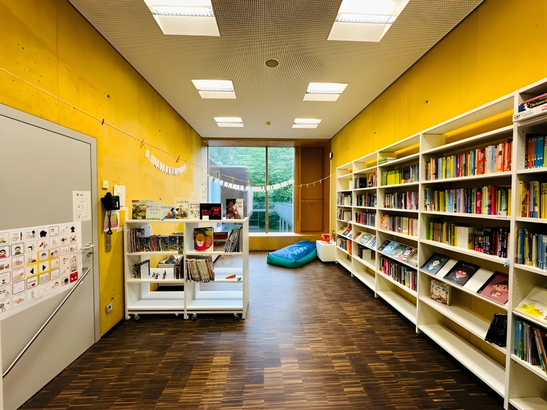 Die Bücherei der LVR-Schule am Königsforst